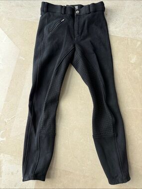Horze Equestrian Boys/girls Stretch black Riding pants Joggers Blue size L